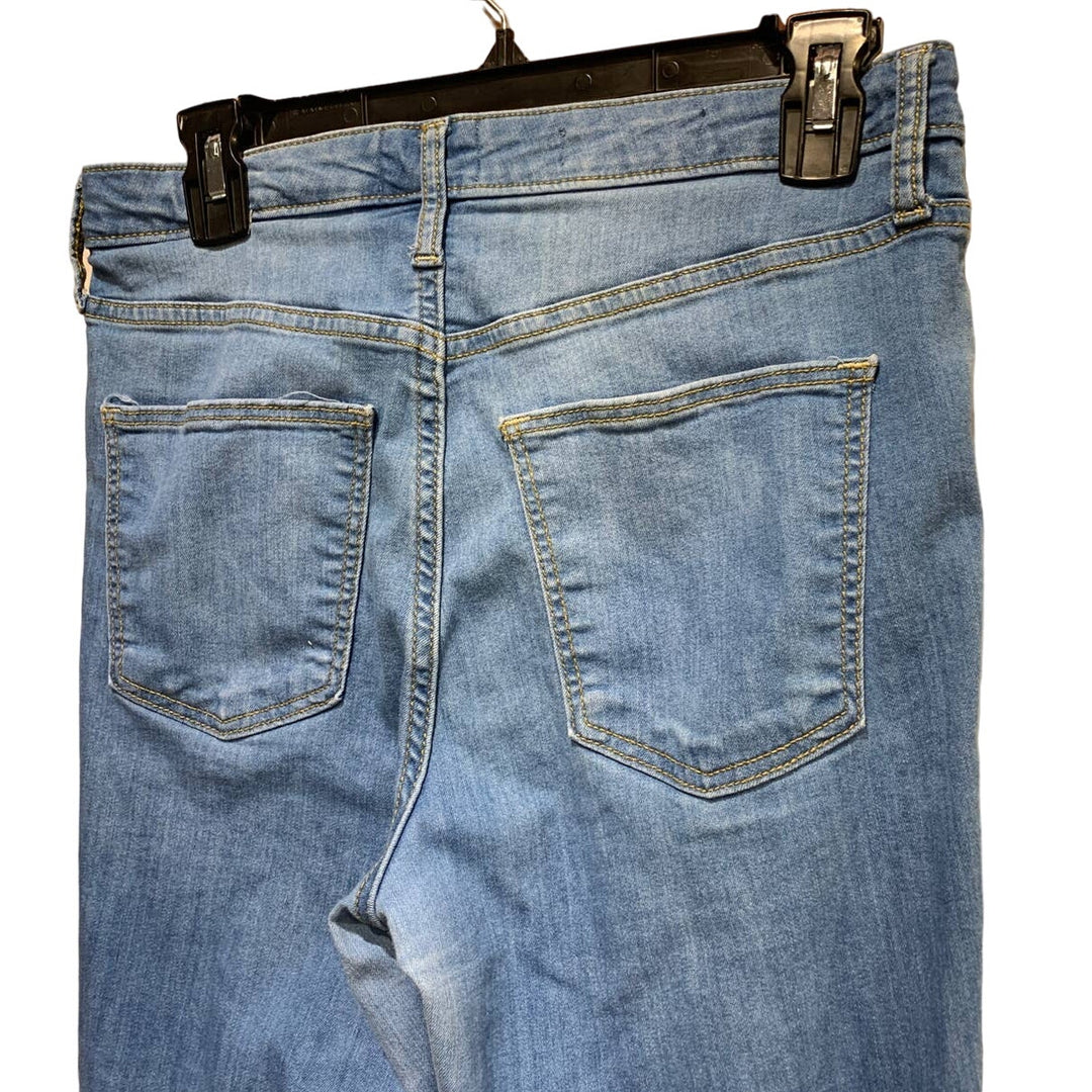 2 Universal Thread Shein Size 8 Black Denim Blue Cotton Blend Skinny Jeans lot