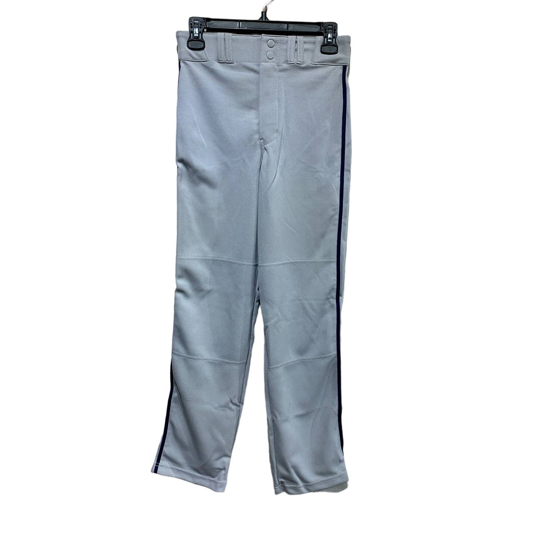 New Champro Sports Youth Large Baseball Polyester Zipper Pants w Navy Stripe