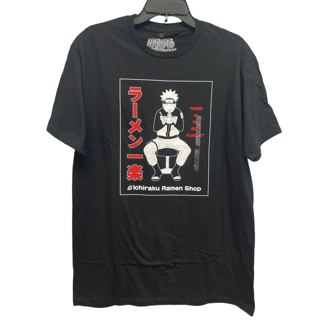 New Naruto Shippuden Mens Large Ramen is the Best Short Sleeve Cotton Tee Shirt