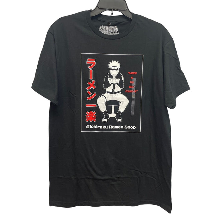 New Naruto Shippuden Mens Large Ramen is the Best Short Sleeve Cotton Tee Shirt