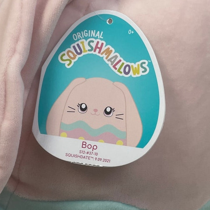 Original Squishmallows Bop the Pink Easter Bunny 12" Stuffed Animal Plush w Tag