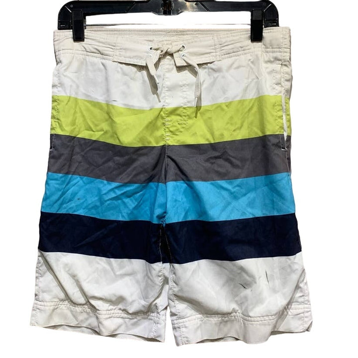 Lot of 2 Medium Nike &amp; Unbranded Mens Swimming Inner Webbing Trunks Swim Shorts