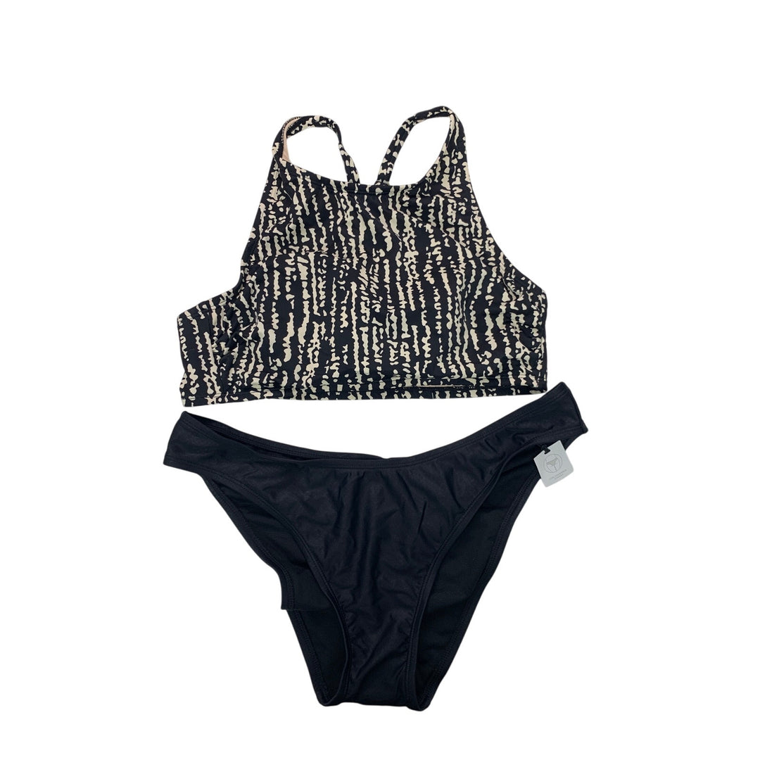 New Shade &amp; Shore Kona Sol Womens Large 2PC Cheeky Bikini Swim Suit Swimsuit