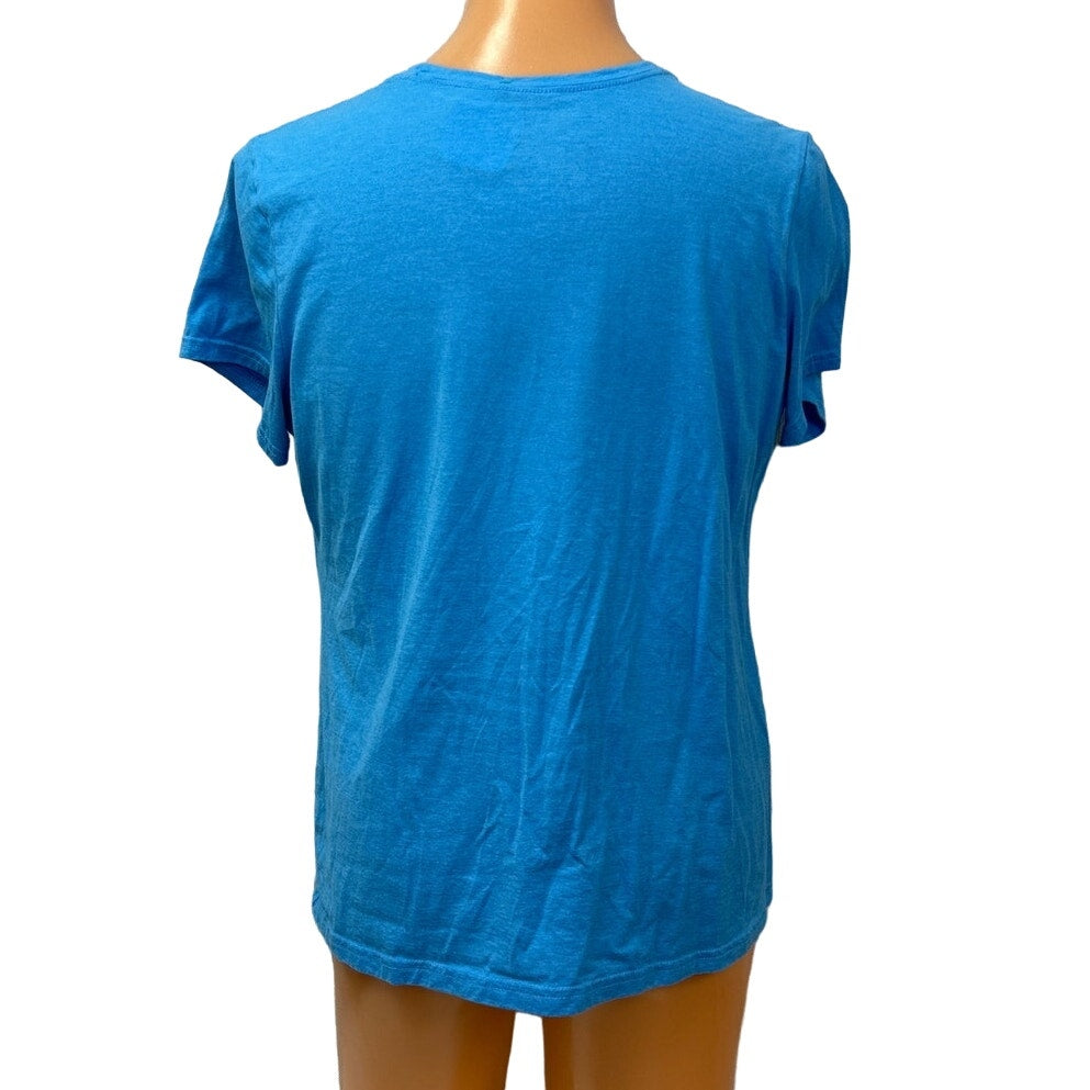 Hand Printed Womens XXL Upcycled June Pride Month Rainbow Equality Crew Neck Tee