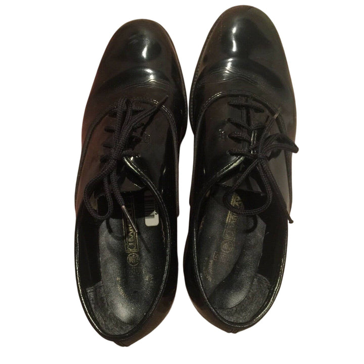 Barclay 13M Mens Black Oxford Lace Up Formal Wedding Costume Prom Dress Shoes