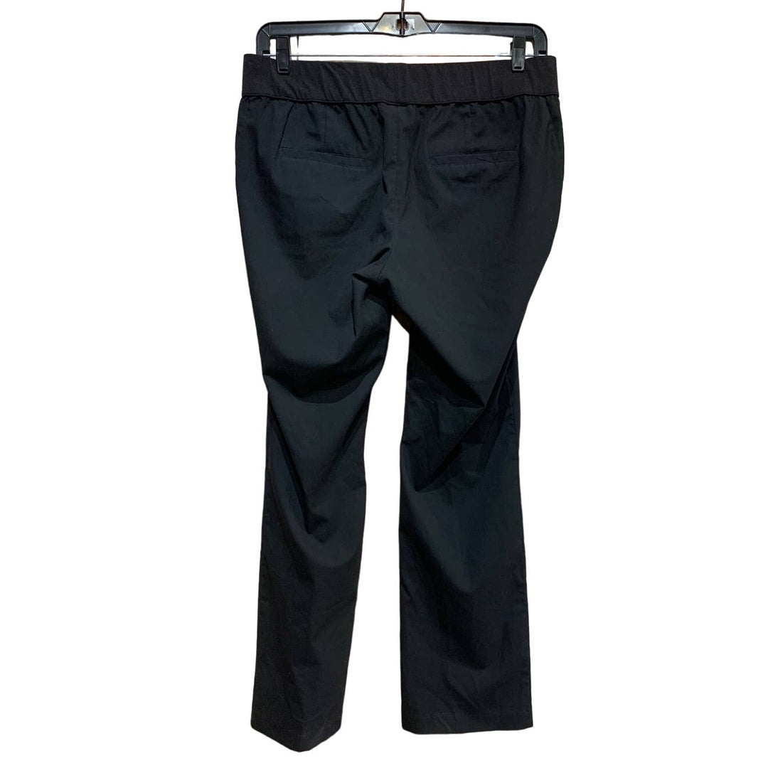 Liz Lange Maternity Large Stretch PolyBlend Basic Black Career Pants w Pockets