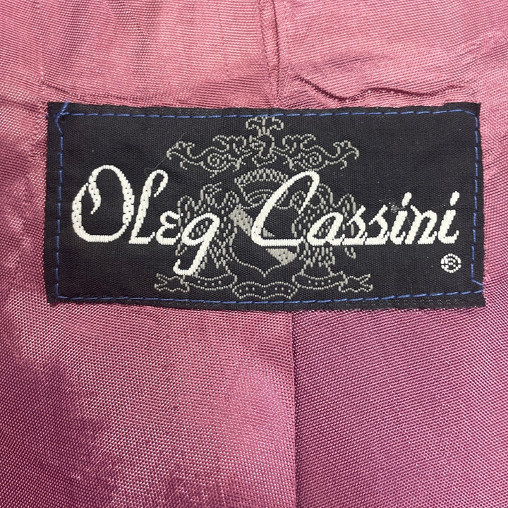 Vintage New Oleg Cassani Womens Size 14 Long Sleeve Padded Shoulder Jacket