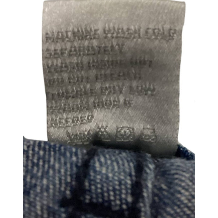 Akdmks Mens Size 30 Stretch Cotton Distressed Patched Whiskered Denim Blue Jeans