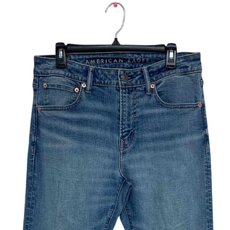 New American Eagle Mens 32X34 Airflex+ Athletic Fit Denim Blue Jeans