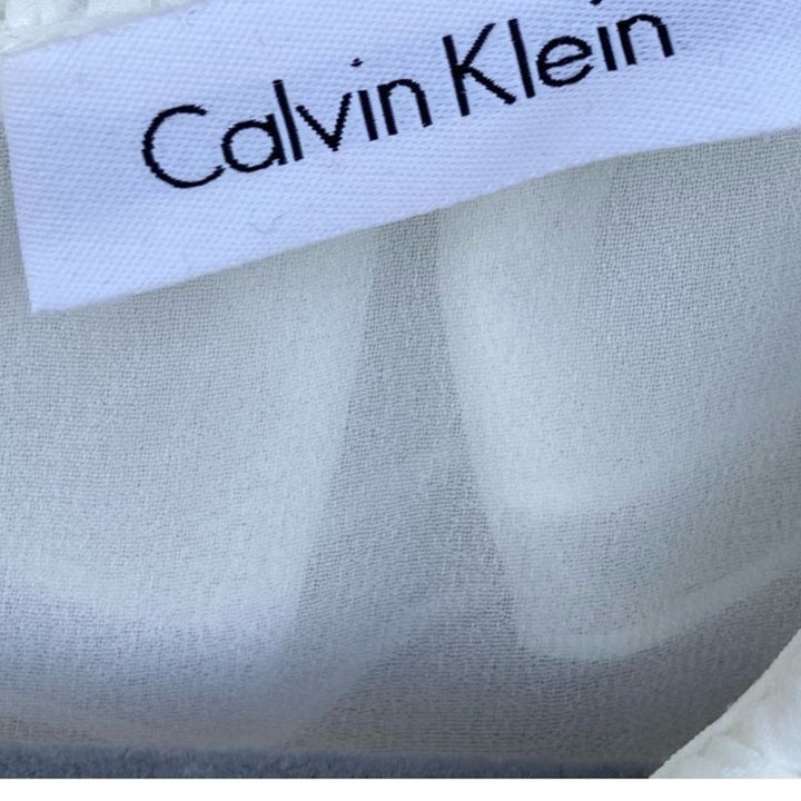 NWT New Calvin Klein Womens Size 8 100% Polyester Sleeveless Lined Sheath Dress