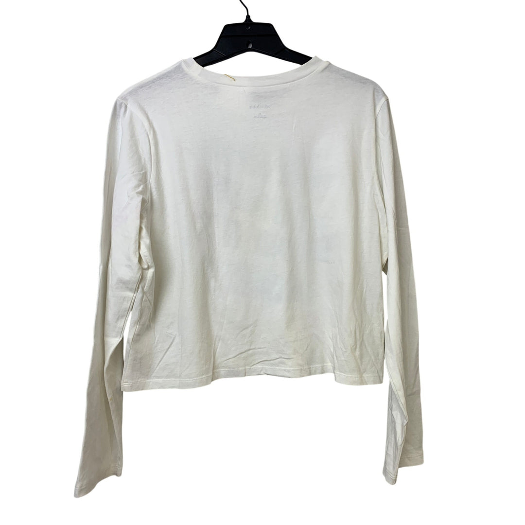 Upcycled Hand Printed Womens XL Live In The Moment Before It&