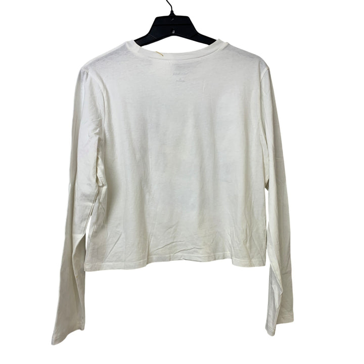 Upcycled Hand Printed Womens XL Live In The Moment Before It&