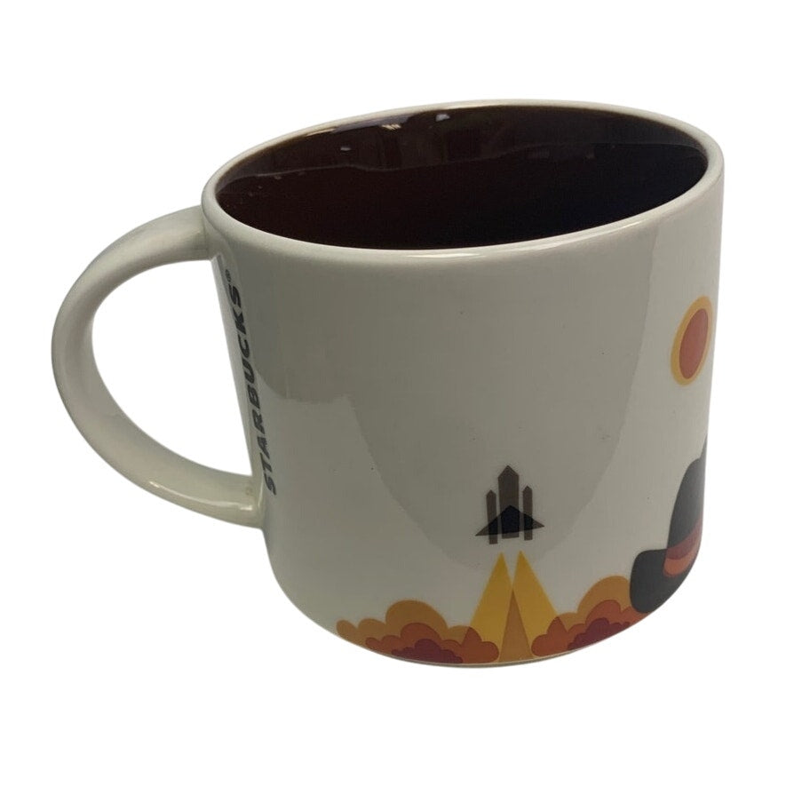 2014 New Starbucks You Are Here Collection Houston 14oz Ceramic Coffee Mug