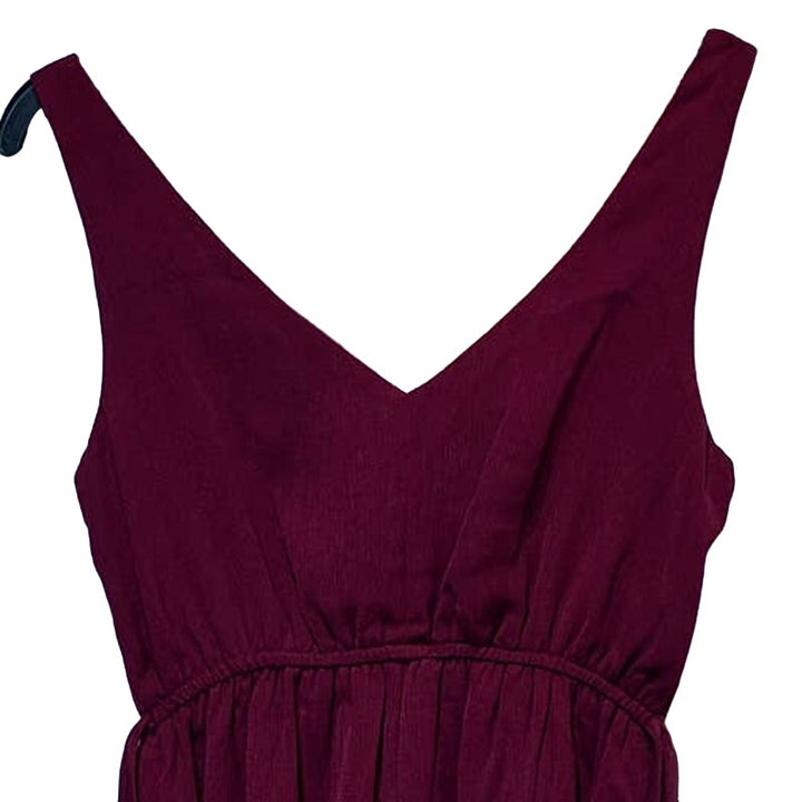 My Michelle XS Sleeveless Floral Embroidered Fit Flare Washable Polyester Dress