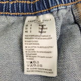 New American Eagle Womens Size 0 Regular Stretch Denim Blue Jeans w Pockets