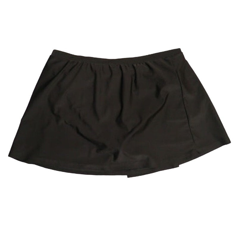 Croft &amp; Barrow Womens Size 12 Brown Kick Pleat Athletic Skorts w Inner Lining
