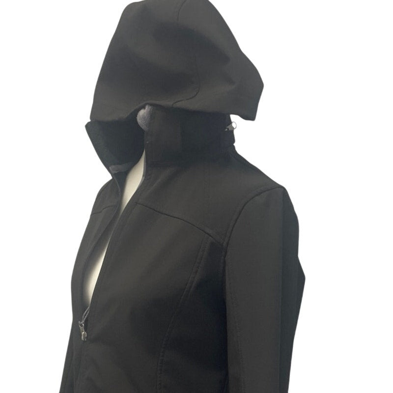 Free Country Womens Small PolySpandex Long Sleeve Full Zip Hooded Lined Jacket