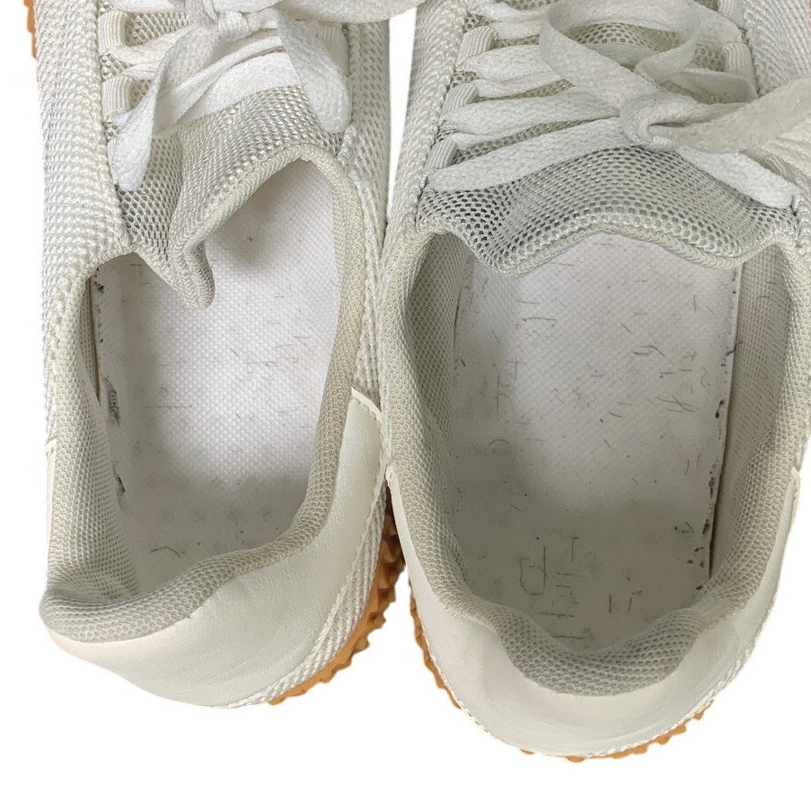 Mitvr Mens Size 12 White Mesh Lace Up Lightweight Barefoot Cross Training Shoes