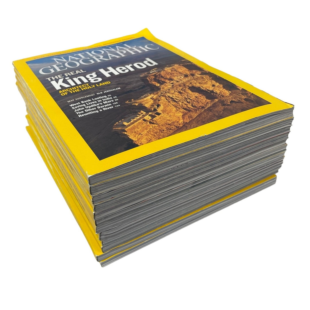 2008 National Geographic Magazine FULL Year 12 Issues W Maps Supplements