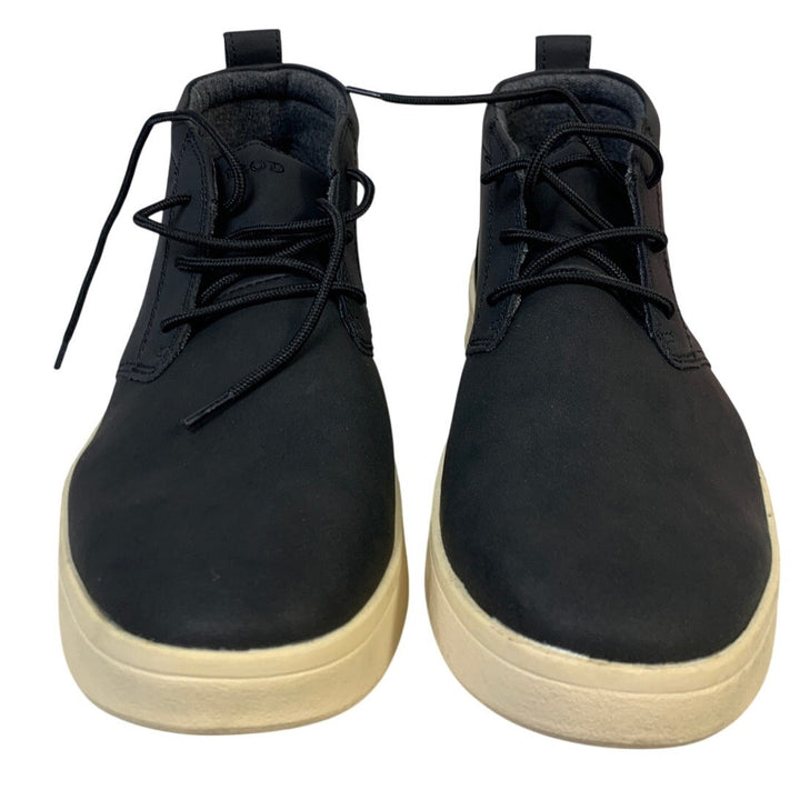 IZOD Mens Size 10 Black Ankle Boot Palmer Lace Up Round Toe Memory Foam Shoes
