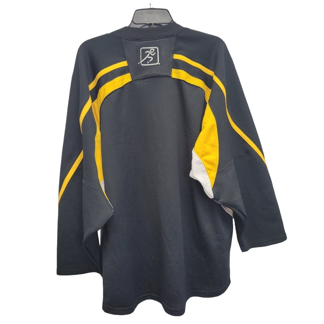Kamazu Mens Large 100% Polyester Long Sleeve Crew Neck Pullover Hockey Jersey