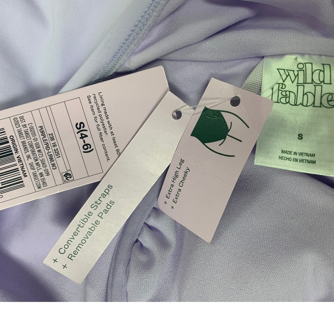 New Wild Fable Womens Small Extra Cheeky Convertible Straps One Piece Swim Suit
