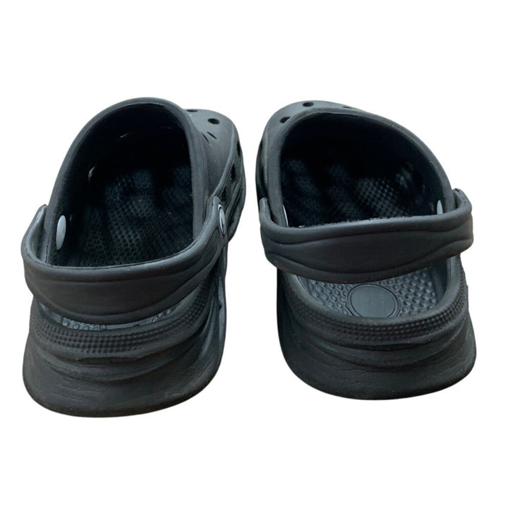 Little Boys Size 11 Black Clogs Breathable Slip On Sandal Water Shoes