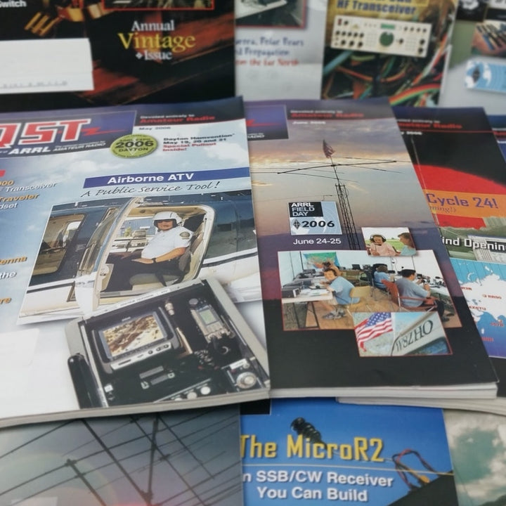 2006 QST National Assn Amateur Radio Magazine FULL Year 12 Issues Lot