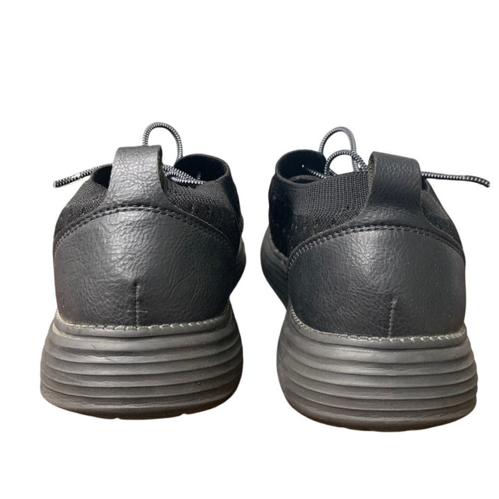 Vilocy Mens Size 7 Black Breathable Mesh Lace Up Non Silp Oxford Sneaker Shoes