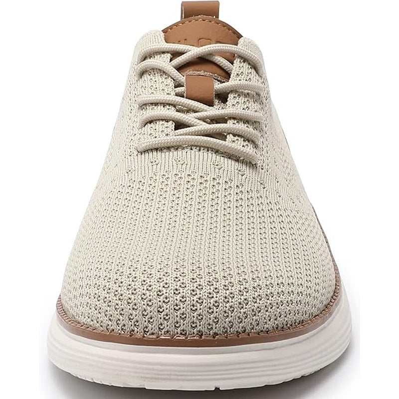 New Vilocy Mens 8 Light Gray Mesh Lace Up Lightweight Oxford Sneaker Shoes