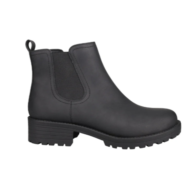 New In Box Buffalo Womens Size 8 Black Water Repellant Faux Leather Anna Boots
