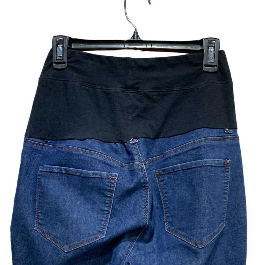 Ann Taylor Maternity Medium Handmade Stretch Panel Cotton Blend Denim Jeans