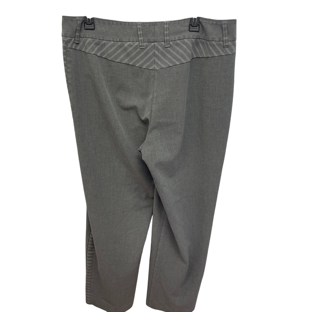 Liz Claiborne Womens Size 16 Audra Stain Resistant Striped Side Career Pants