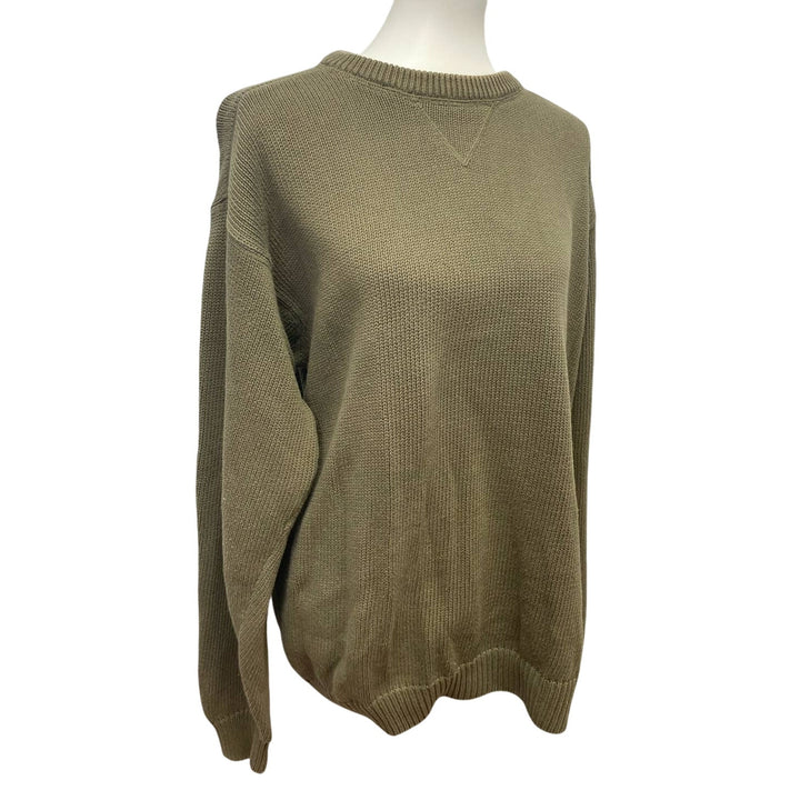 Croft &amp; Barrow Mens Large Tall LT Long Sleeve Crew Neck Pullover Cotton Sweater