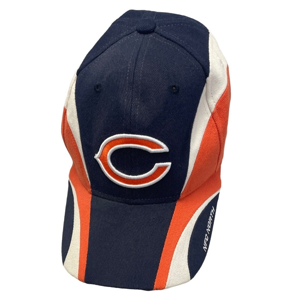 Reebok NFL Chicago Bears NFC North Mens Hook &amp; Loop Adjustable Baseball Cap Hat