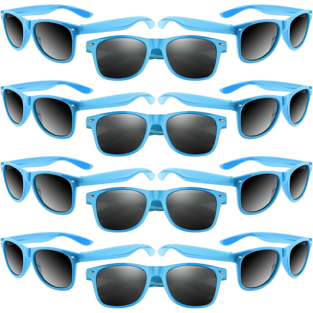 New Morcheiong 11pc Kids Blue Frame Pack Party Sunglasses Party Favors