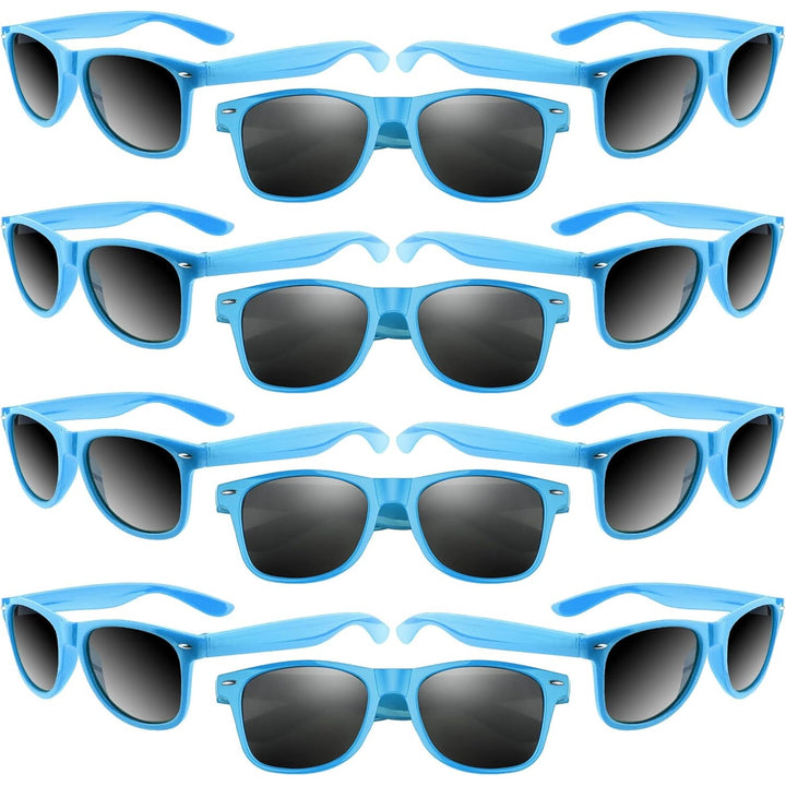 New Morcheiong 11pc Kids Blue Frame Pack Party Sunglasses Party Favors