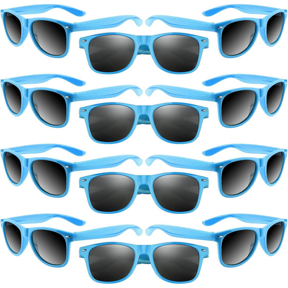 New Morcheiong 11pc Kids Blue Frame Pack Party Sunglasses Party Favors