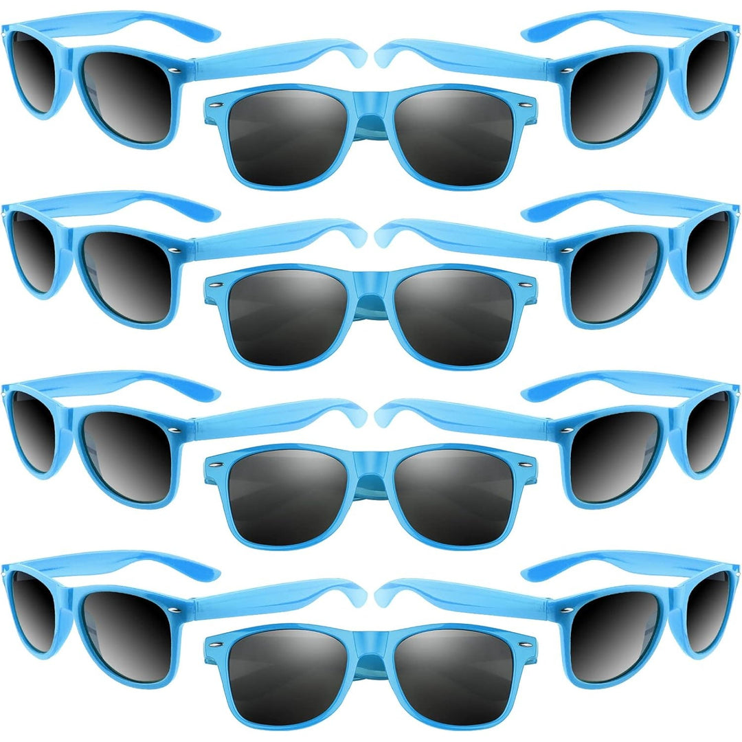 New Morcheiong 11pc Kids Blue Frame Pack Party Sunglasses Party Favors