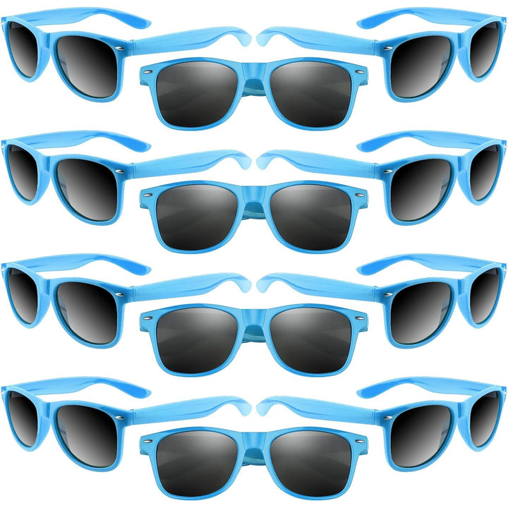 New Morcheiong 11pc Kids Blue Frame Pack Party Sunglasses Party Favors
