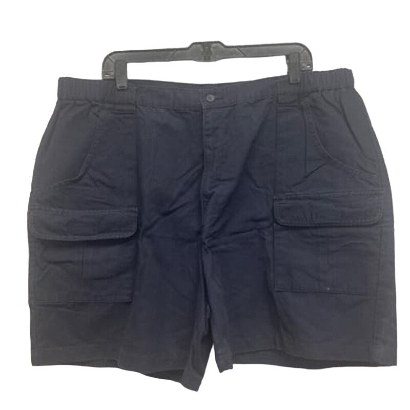 Lot of 3 Savane Mens Size 44 100% Cotton Chino Khaki Navy Cargo Shorts w Pockets