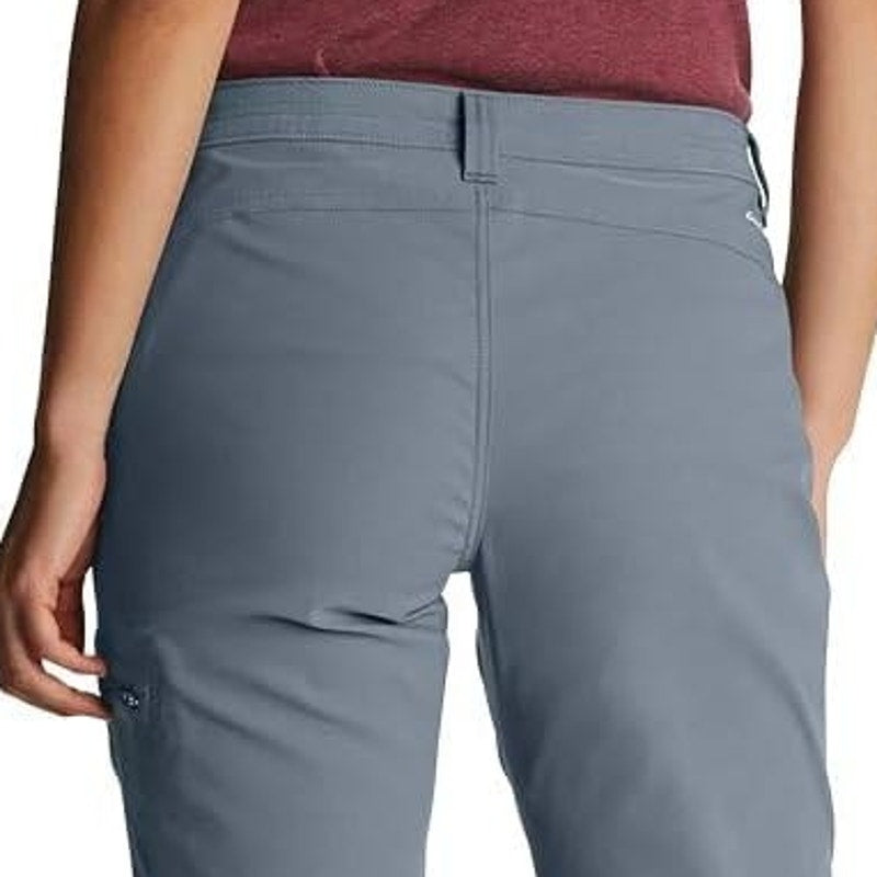 New Eddie Bauer Womens Size 18 Graphite Blue UPF 50+ Guide Capri Pants