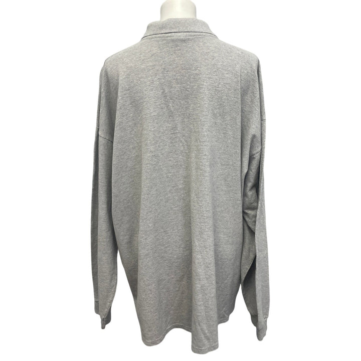 Anvil Cotton Deluxe Mens 3X PolyCotton Long Sleeve Collared Polo Shirt
