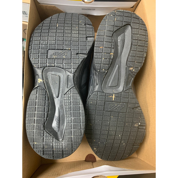 Avia Avi-Union II Mens Size 10.5 Extra Wide 4E Black Non Slip Safety Shoes