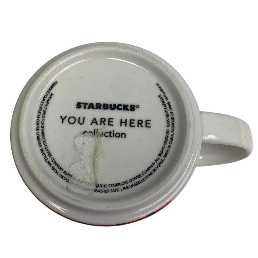 2015 New Starbucks You Are Here Collection Kansas City 14oz Ceramic Coffee Mug