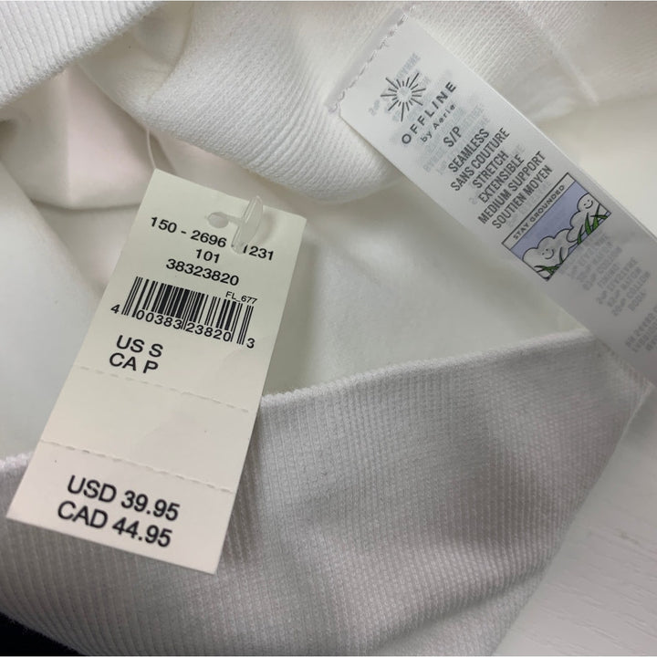 NWT New Offline by Aerie Womens Small Sleeveless Ribbed Cropped Athletic Top