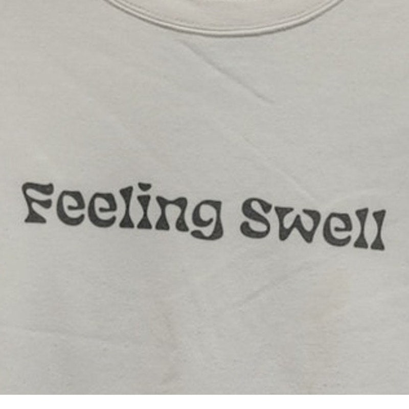 Feeling Swell Mens Large PolyCotton Long Sleeve Crew Neck Pullover Sweatshirt