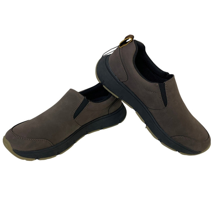 New In Box Gerry Mens Size 8 Brown Slip On Moc II Comfort Insole Casual Shoes