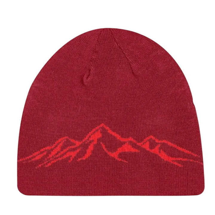 New Ski-Doo Adult One Size Red Orange Reversible Warm Snowmobile Beanie Hat