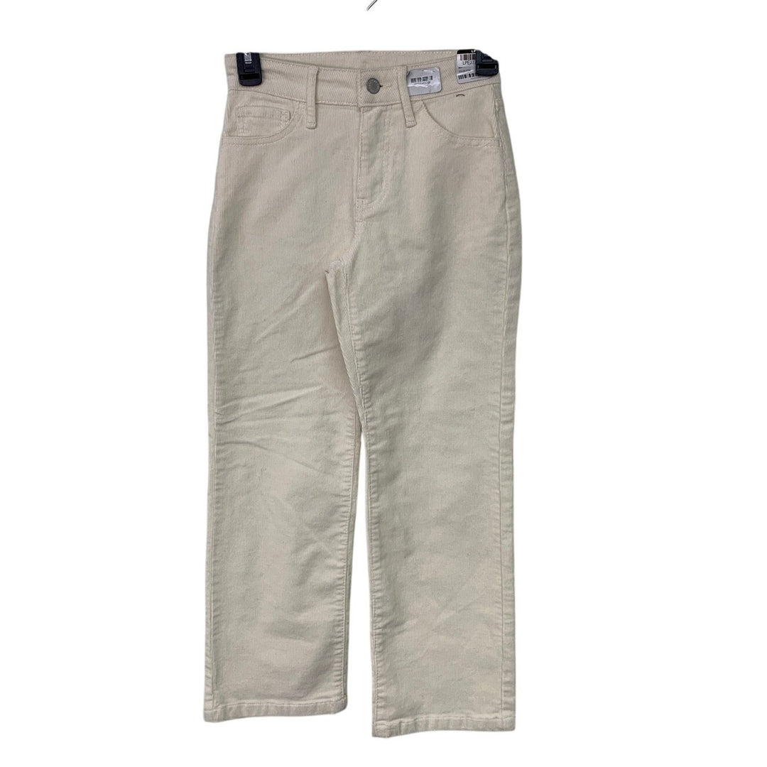 NWT New Art Class Girls Medium (8) White Sand Cotton Blend Corduroy Pants